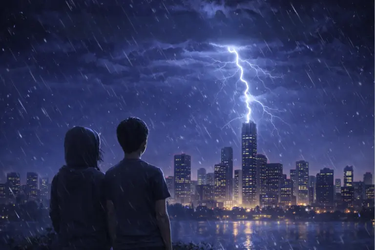 Zigzag lightning
